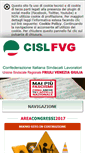 Mobile Screenshot of cislfvg.it